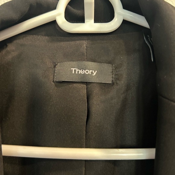 Theory Classic Black Blazer Size 0 - Picture 2 of 5